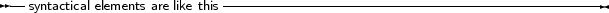 --                         -----------------------------------------------
  syntactical elements are like this
